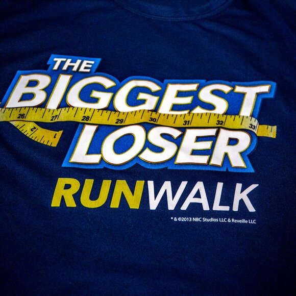 VINTAGE - The Biggest Loser Runwalk active wear shirt - Picture 2 of 4